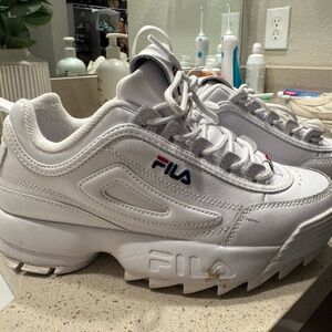 Fila White Athletic Sneakers